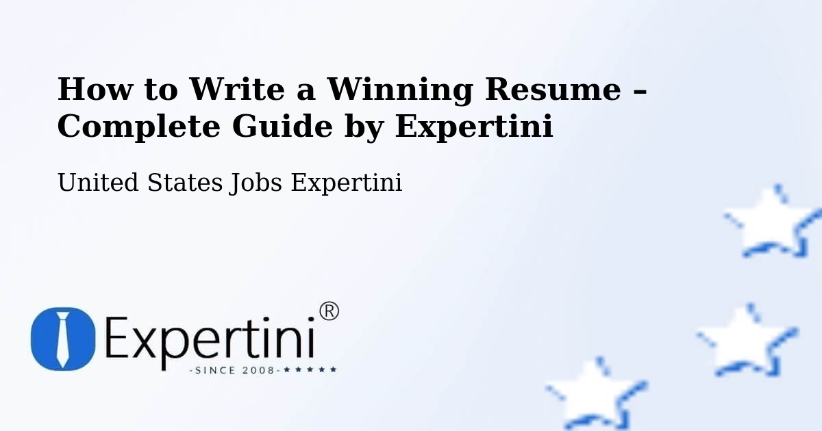 Resume Writing Guide for Job Seekers – Scotia - Scotia, United States Jobs Expertini